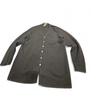 Vintage Les Copains Women's Black Cardigan Sz M